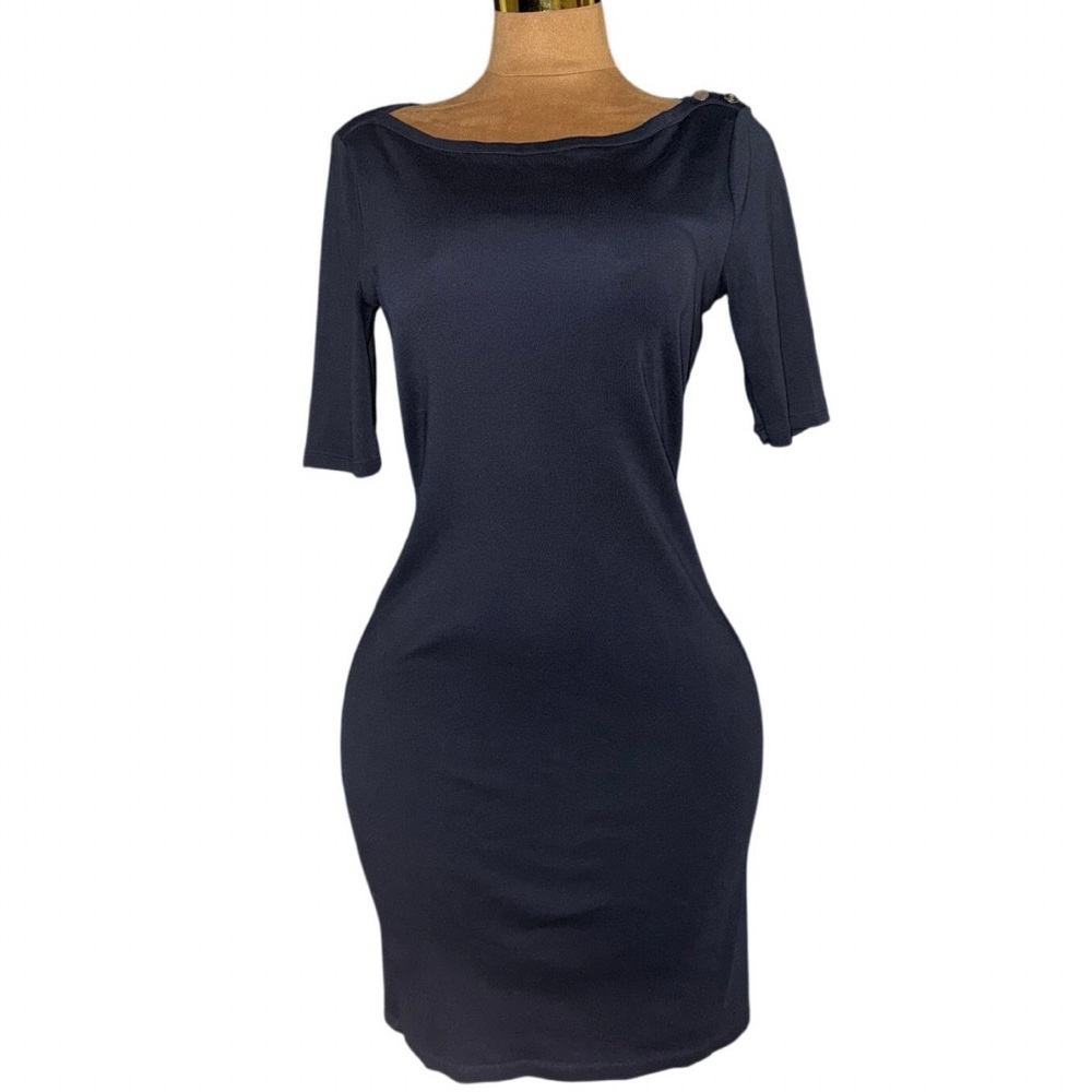 💰⬇️ LAUREN-RALPH LAUREN PRE-LOVED💕
Navy Blue Dress
Size Large